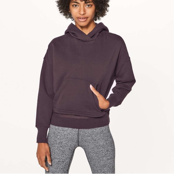 Lululemon Warm Down‎ Hoodie Pelt Sz 4 - Picture 1 of 8